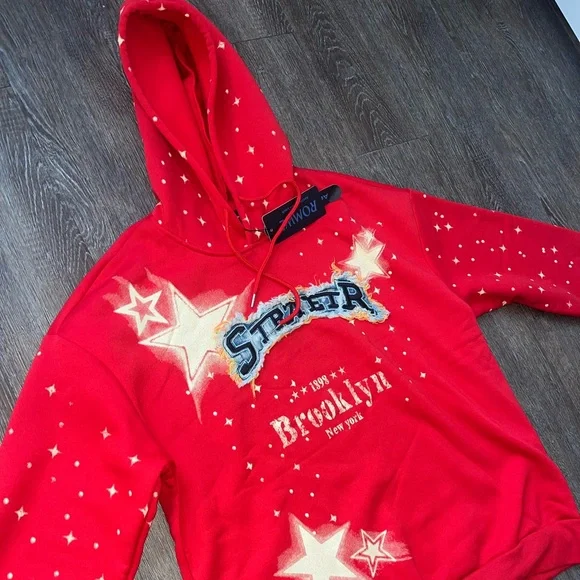 ROMWE Shirts Straetr Star Hoodie Poshmark - Main Image